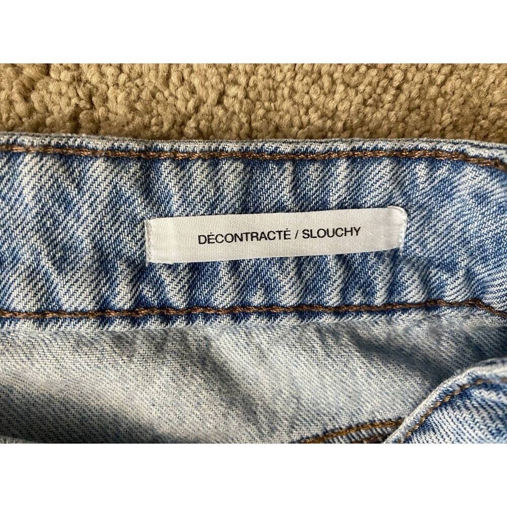 Garage Denim High Rise Distressed Straight Leg Light Wash Jeans Size 9/29 - Picture 5 of 15